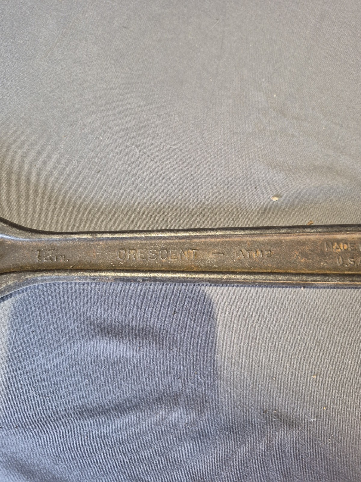 CRESCENT TOOL CO AT112 12 INCH ADJUSTABLE WRENCH MADE IN THE USA! JAMESTOWN, N.Y