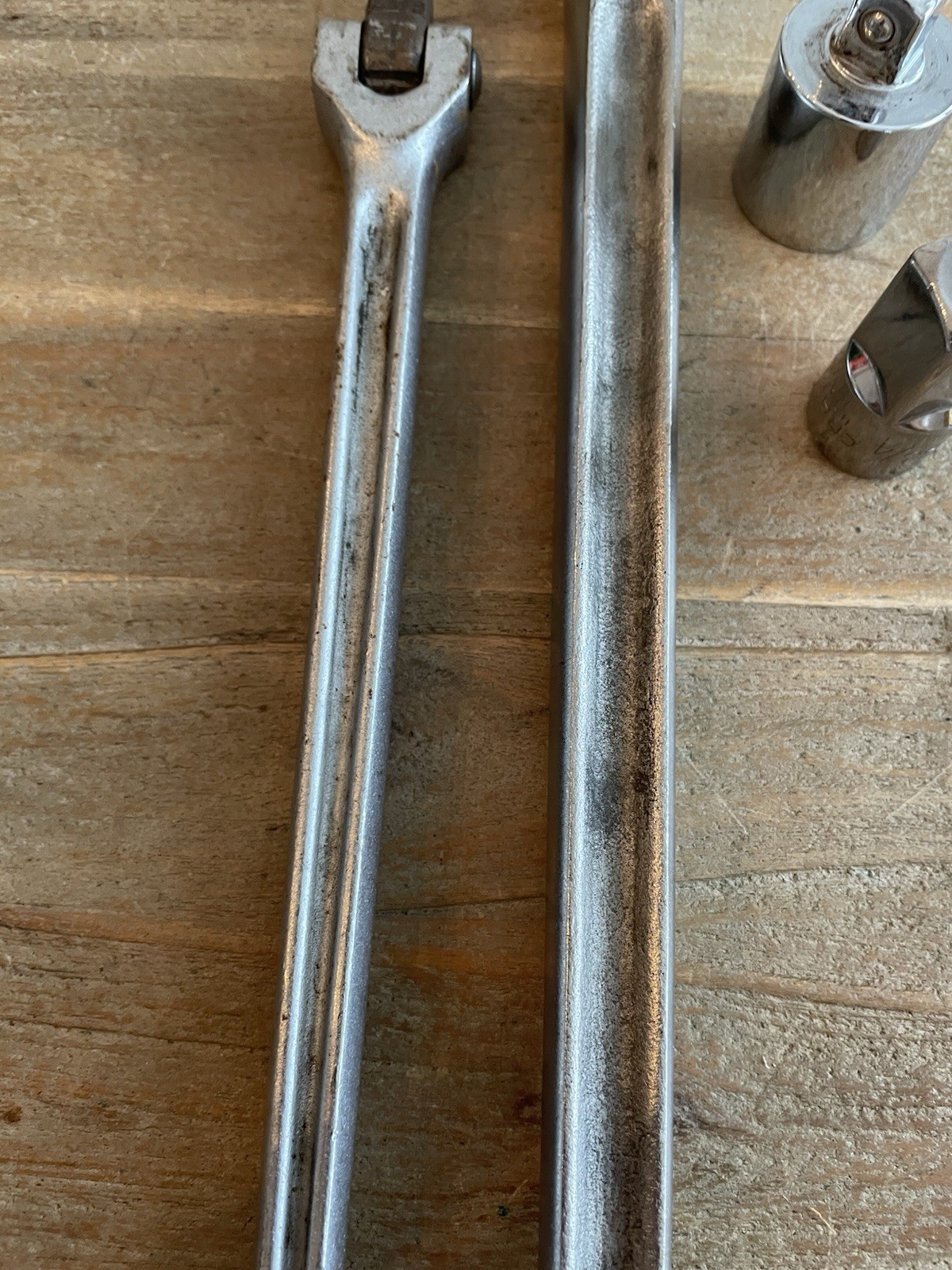 Vintage Craftsman USA VVJ 4431 3/4″ Drive 18” Breaker Bar + 1/2” 15” Bar + 4271