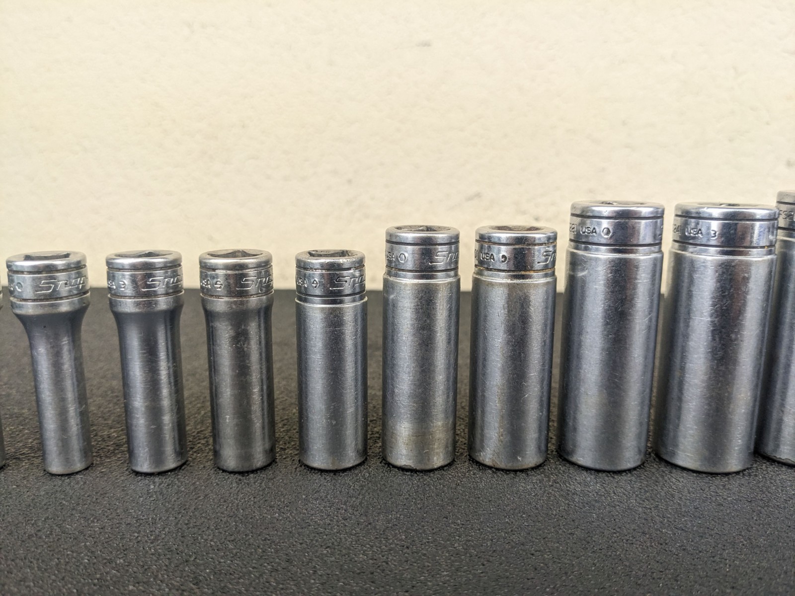 #bj202 Snap on Tools 211SFSY 3/8″ Drive Deep Chrome Socket Set Socket Set
