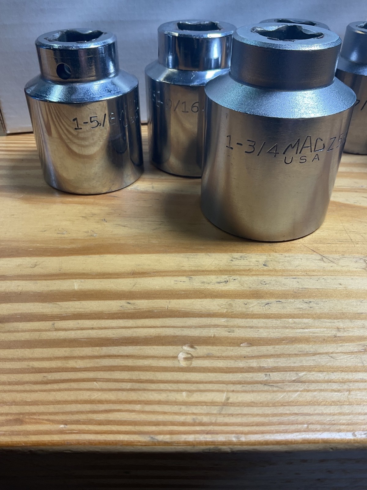 6 MAC Tools 3/4” Drive 12 Point Sockets Z 1-3/4 1-5/8 1-9/16 1-1/2 1-7/16 1-3/8