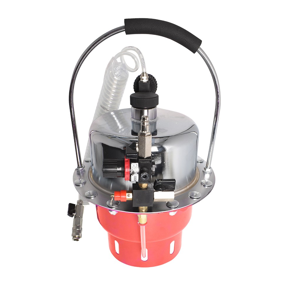 Portable Pneumatic Air Pressure Kit Brake & Clutch Bleeder Valve System Tool Kit