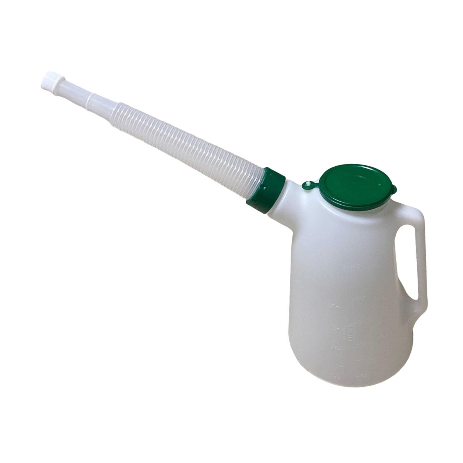 Oil Jug Scale Pouring Flexible Spout with Cap with with Leakproof Ergonomical