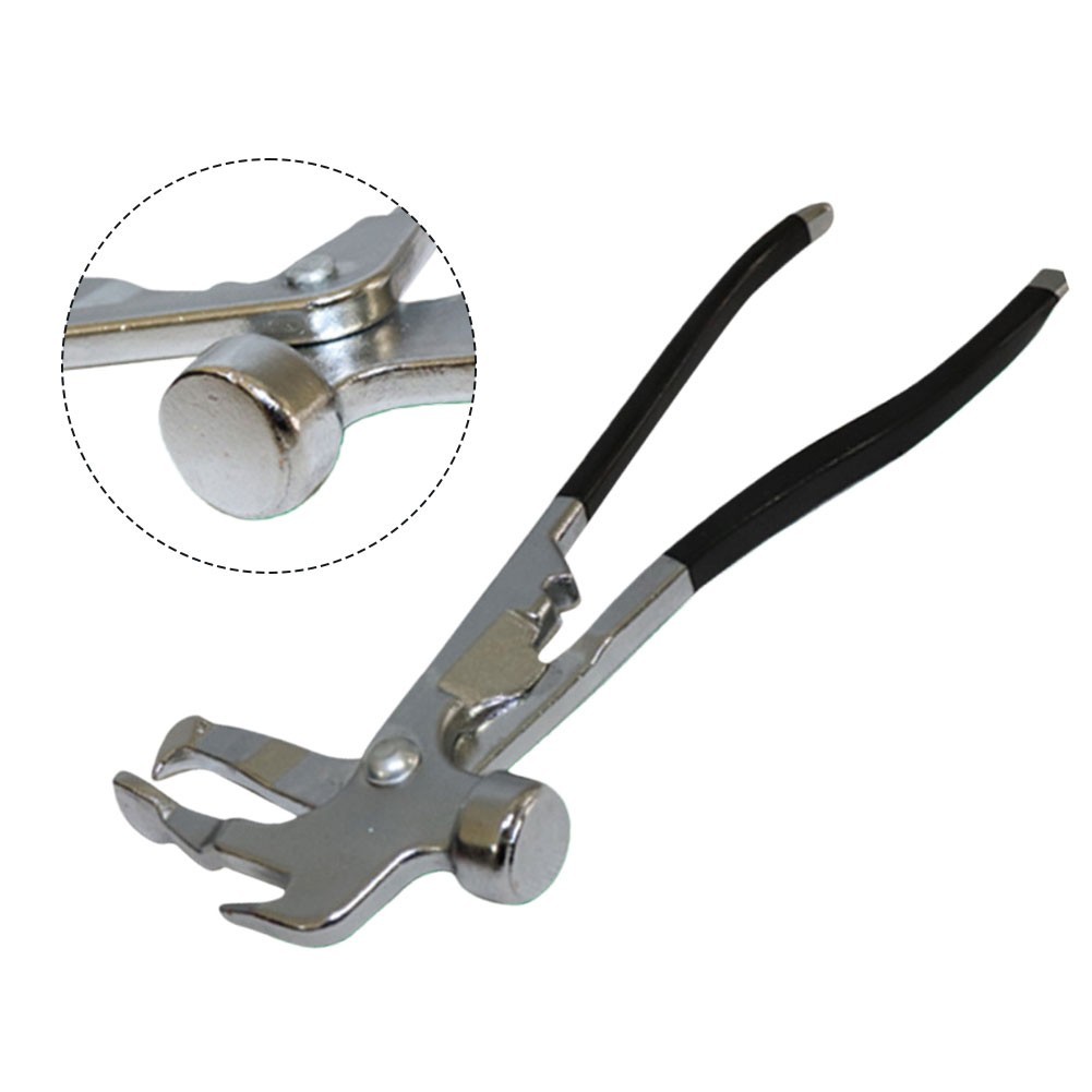 Tire Balance Pliers Hammer Tool for Use with Various Tire Sizes and Types