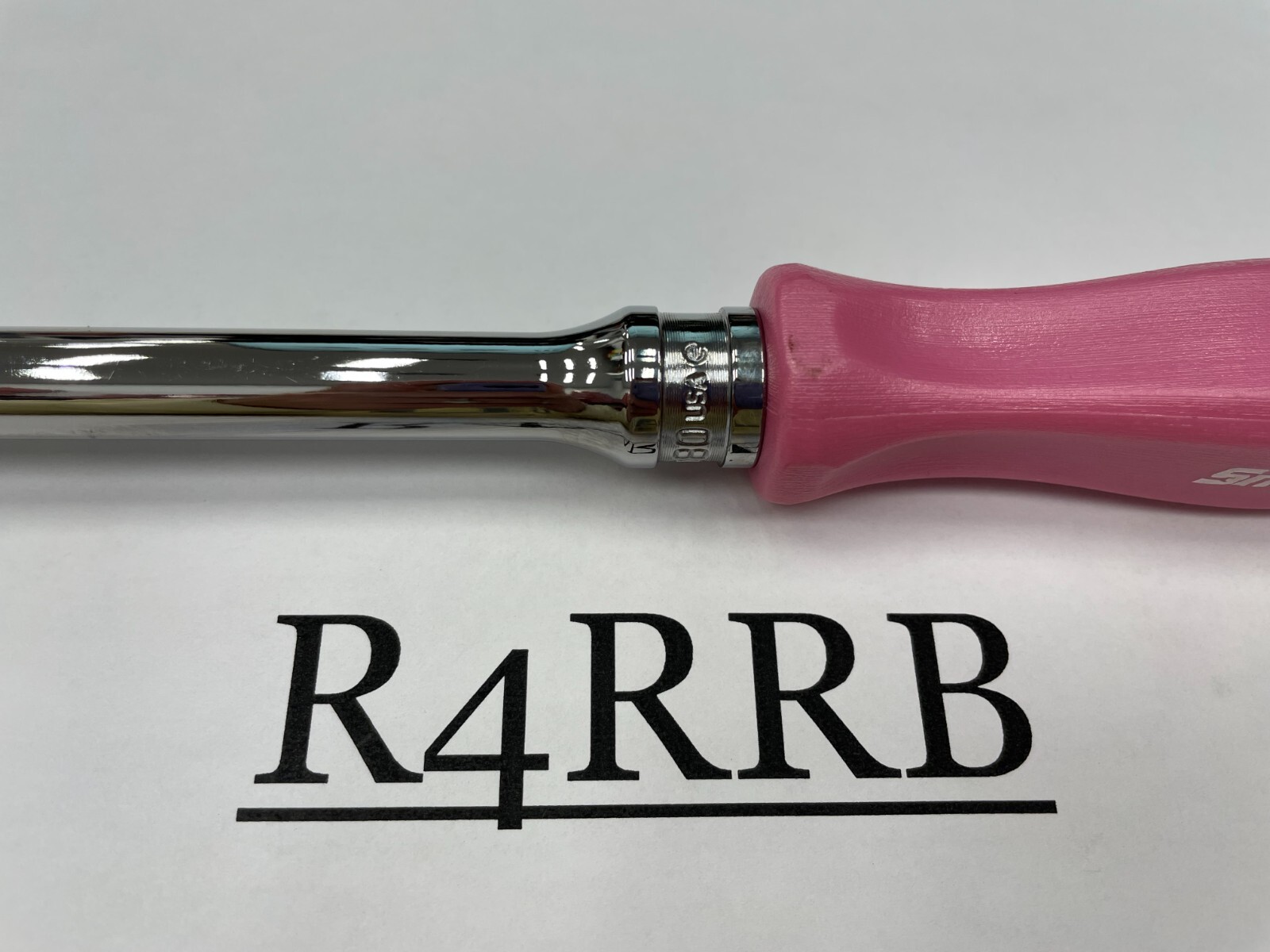 Snap-on Tools USA NEW 3/8″ Drive PINK PEARL Long Hard Handle Ratchet FHLD80PP