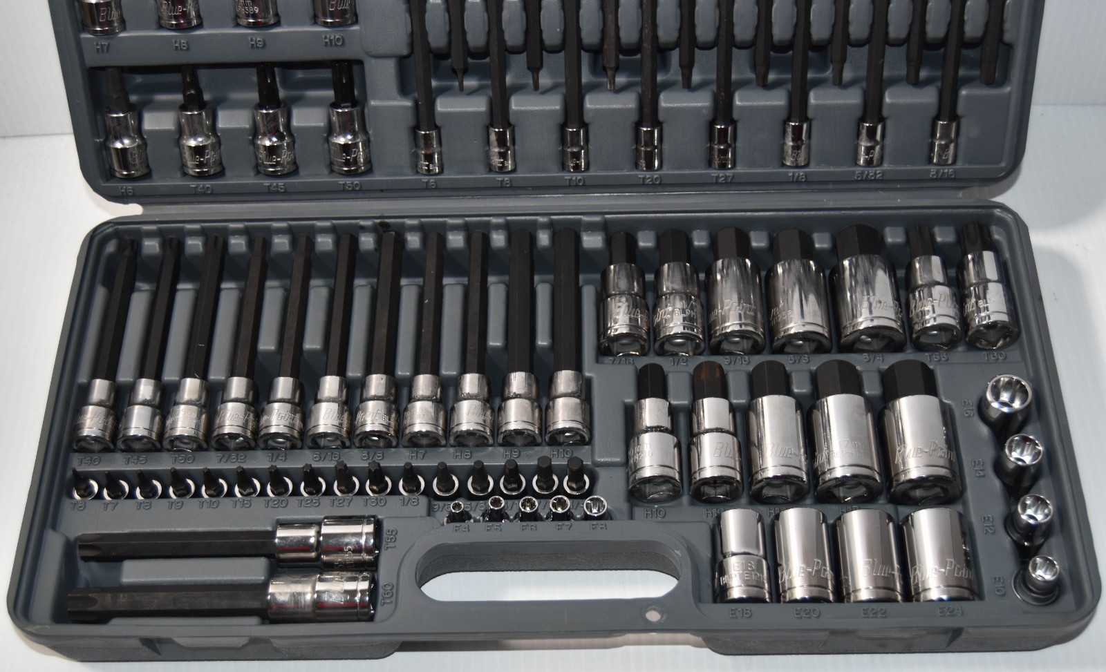 Blue-Point BLPTHC87 87 Pc Torx & Hex Bit Socket Set SAE/Metric Complete