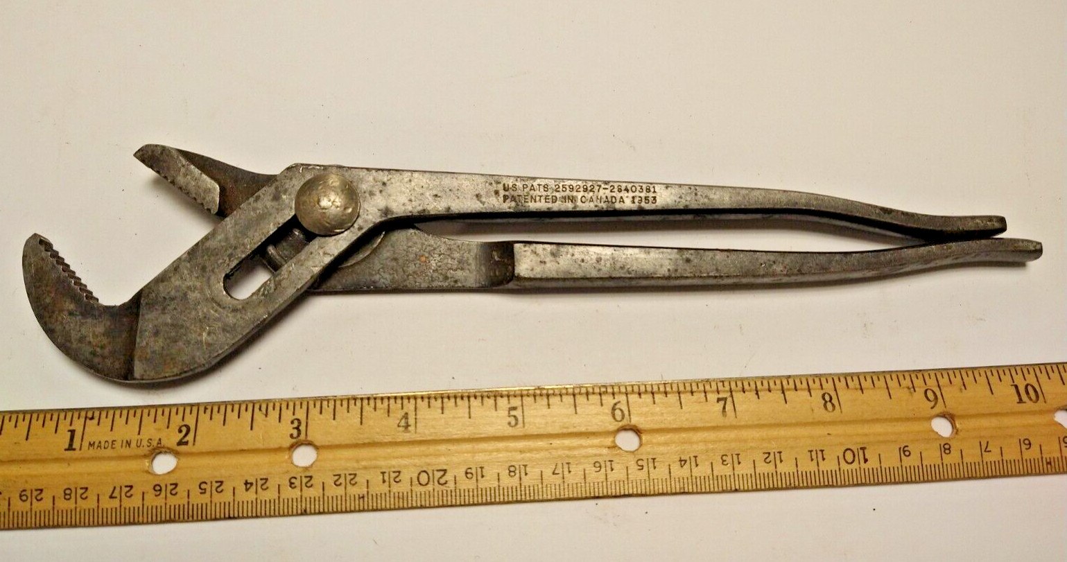 Channel Lock Tools USA 420 9″ Tongue and Groove Pliers Vintage USA G1391