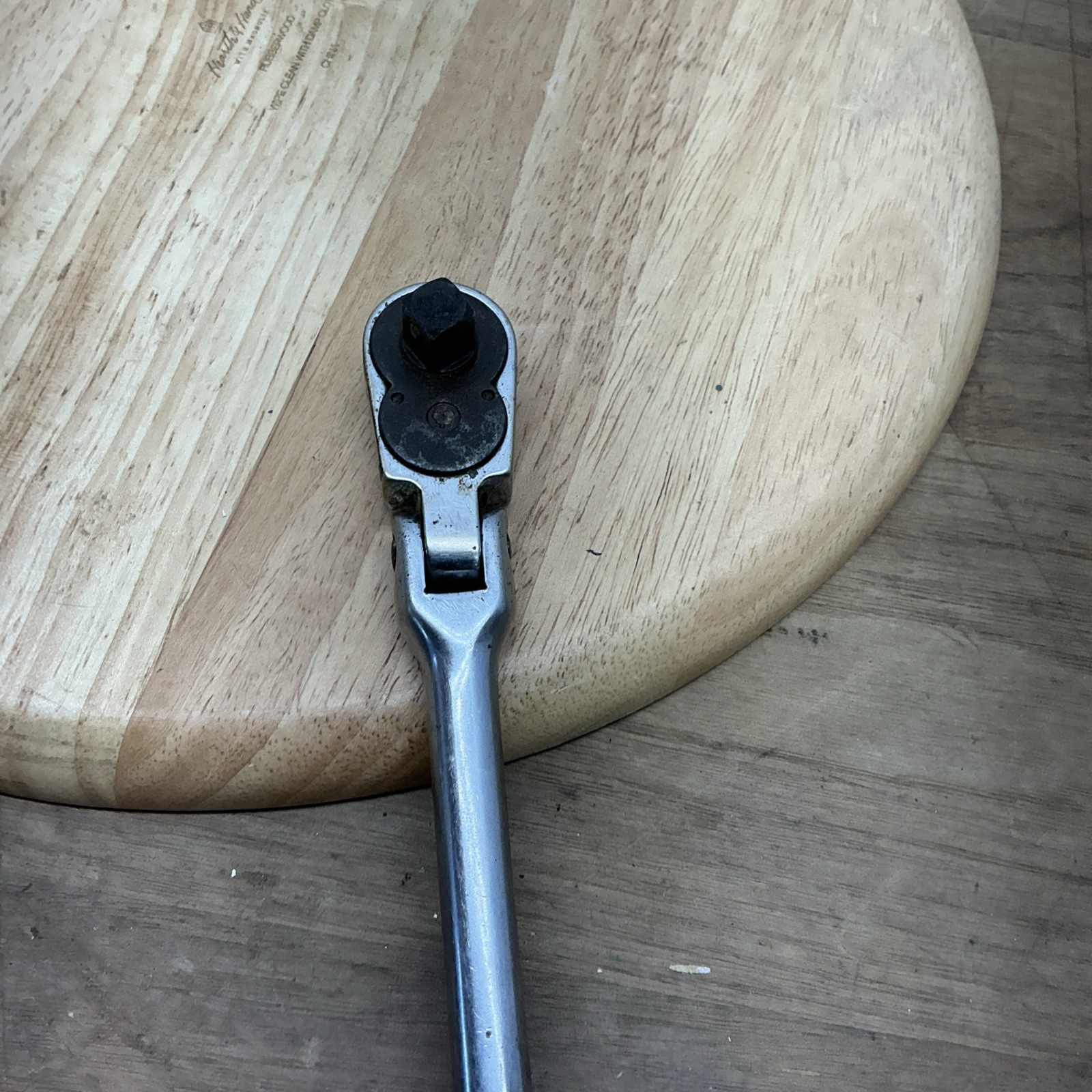 Snap On Tools USA 3/8 Drive Flex Head Standard Handle Ratchet F731 Vintage(k)
