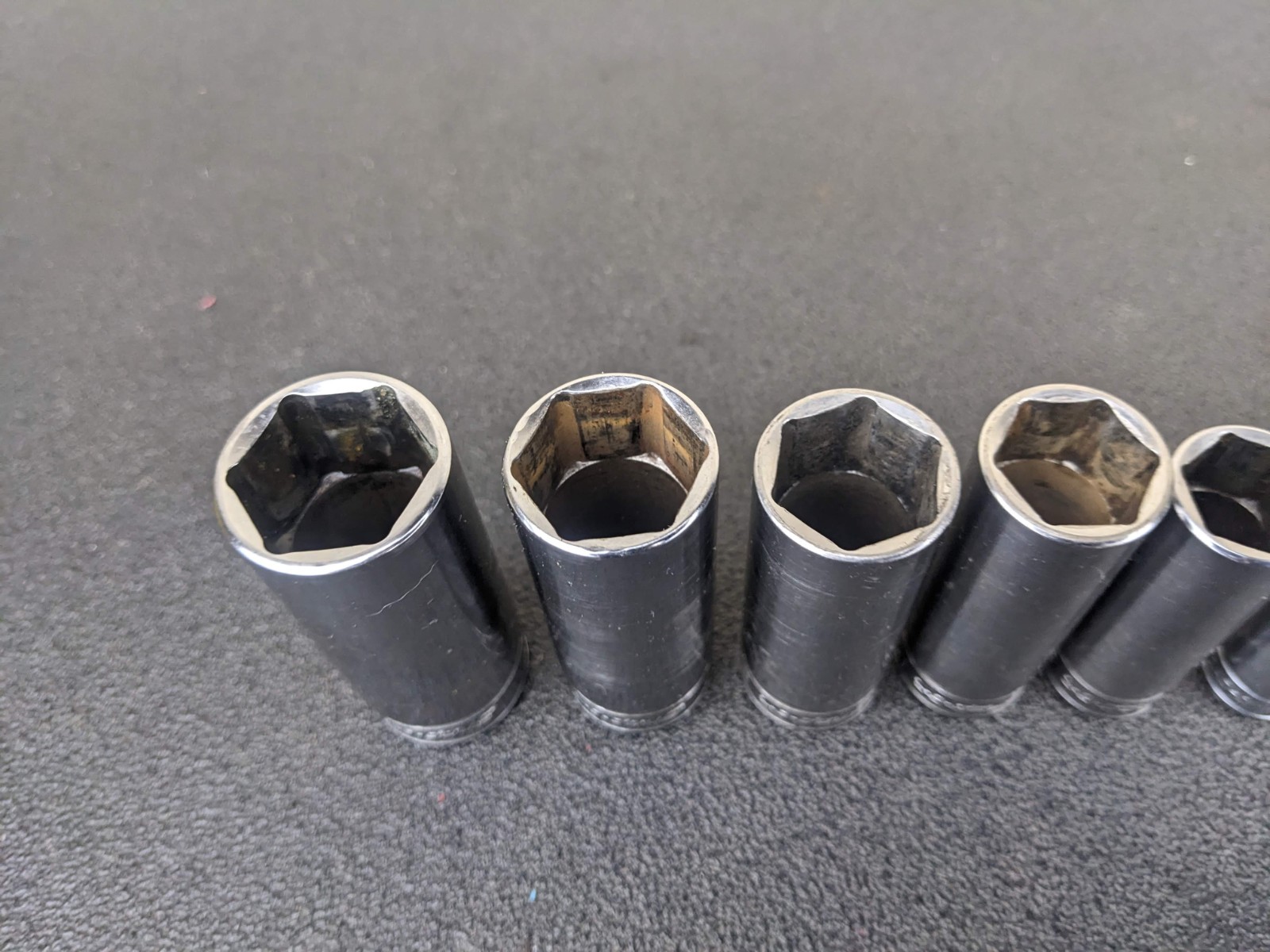 #bm403 Snap on Tools 211SFSY 3/8″ Drive Deep Chrome Socket Set Socket Set