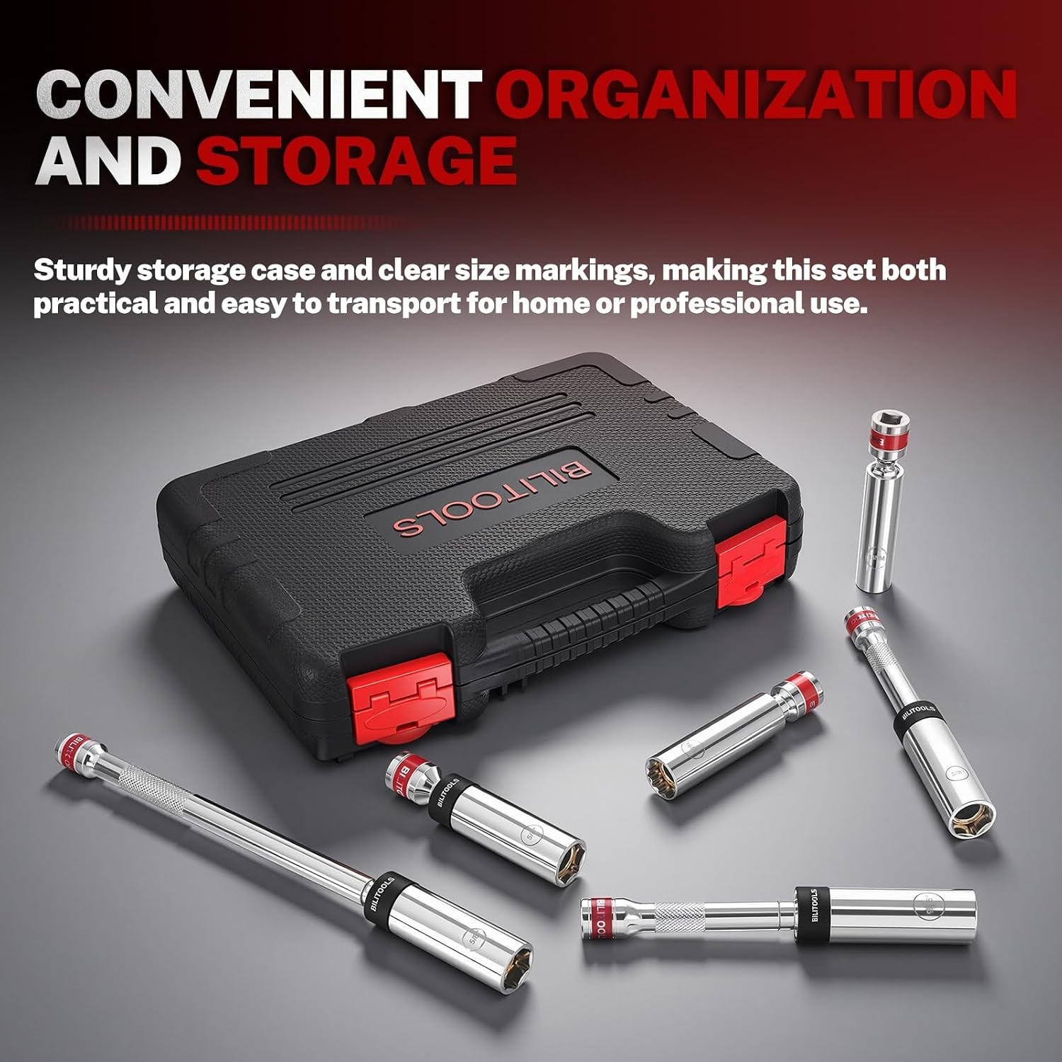 7pcs Magnetic Swivel Spark Plug Socket Set & Gap Tool, 3/8″ Drive | 9/16,5/8,…