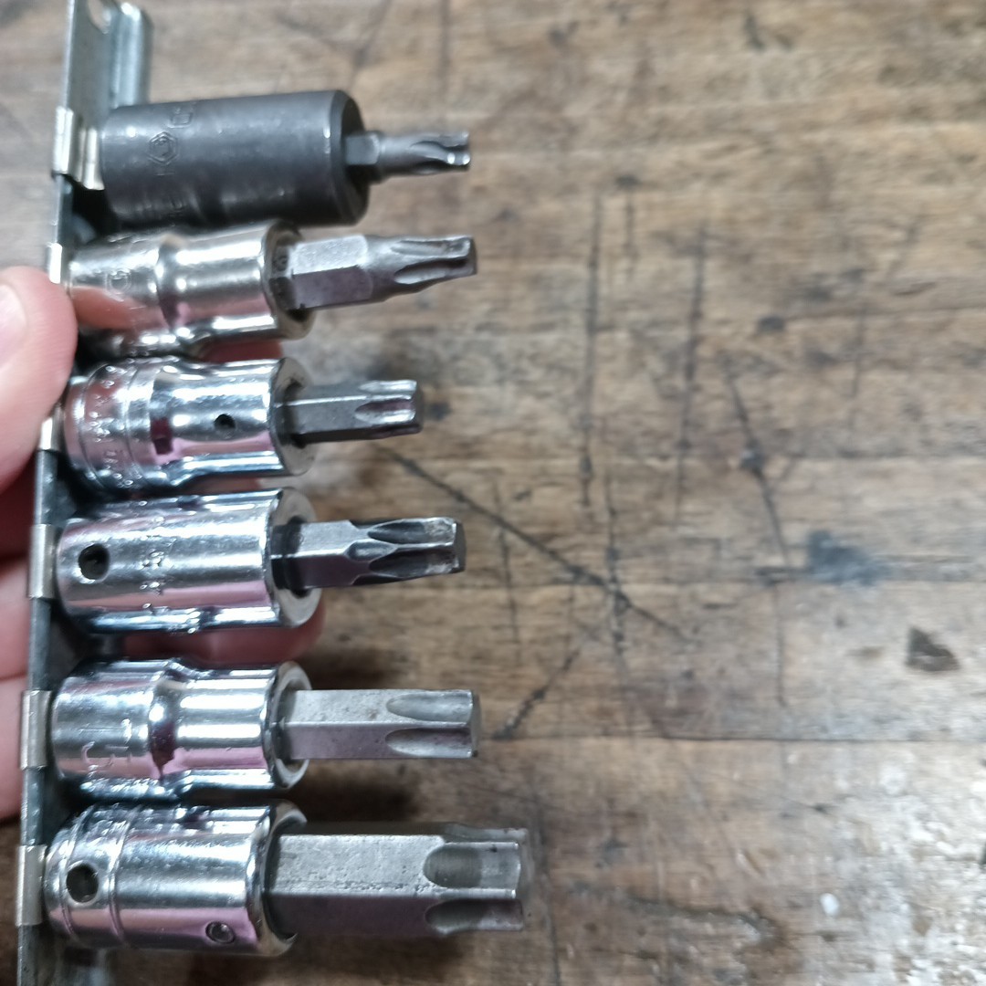 Snap-On Tools Matco Mac Torx Bit Sockets 3/8 Drive A265 Rail FTX55 FTX40 T45 T30