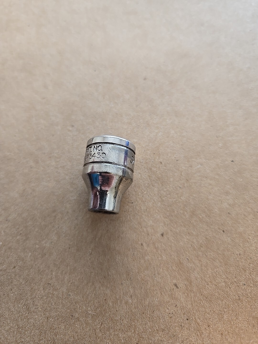Snap On 3/8″ Drive 1/4″ 6PT SAE Shallow Chrome Socket USA FS081