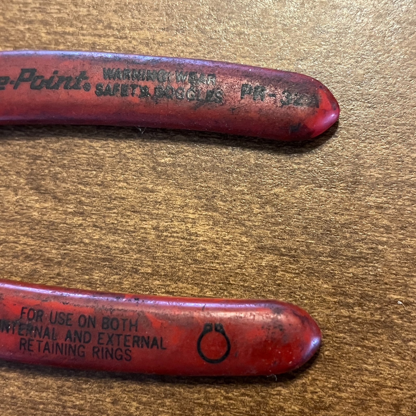 Blue Point PR32A & PR349A Retaining Snap Ring Pliers Internal External 2 pc set