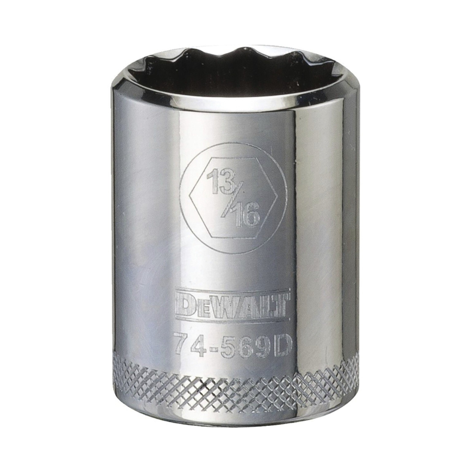 DeWALT SAE SOCKET 13/16″ (13/16 in) 12 Point 1/2 Drive DWMT74569OSP – Free Ship