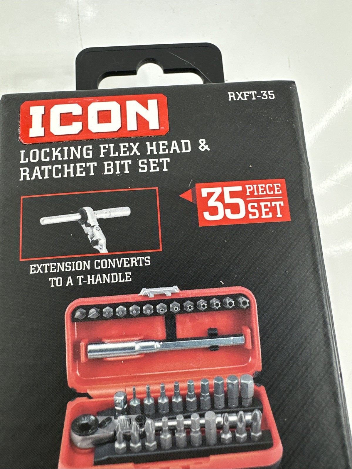 ICON Locking Flex Head Ratchet and Bit Set 35 Piece – Rare Item To Keep In Stock