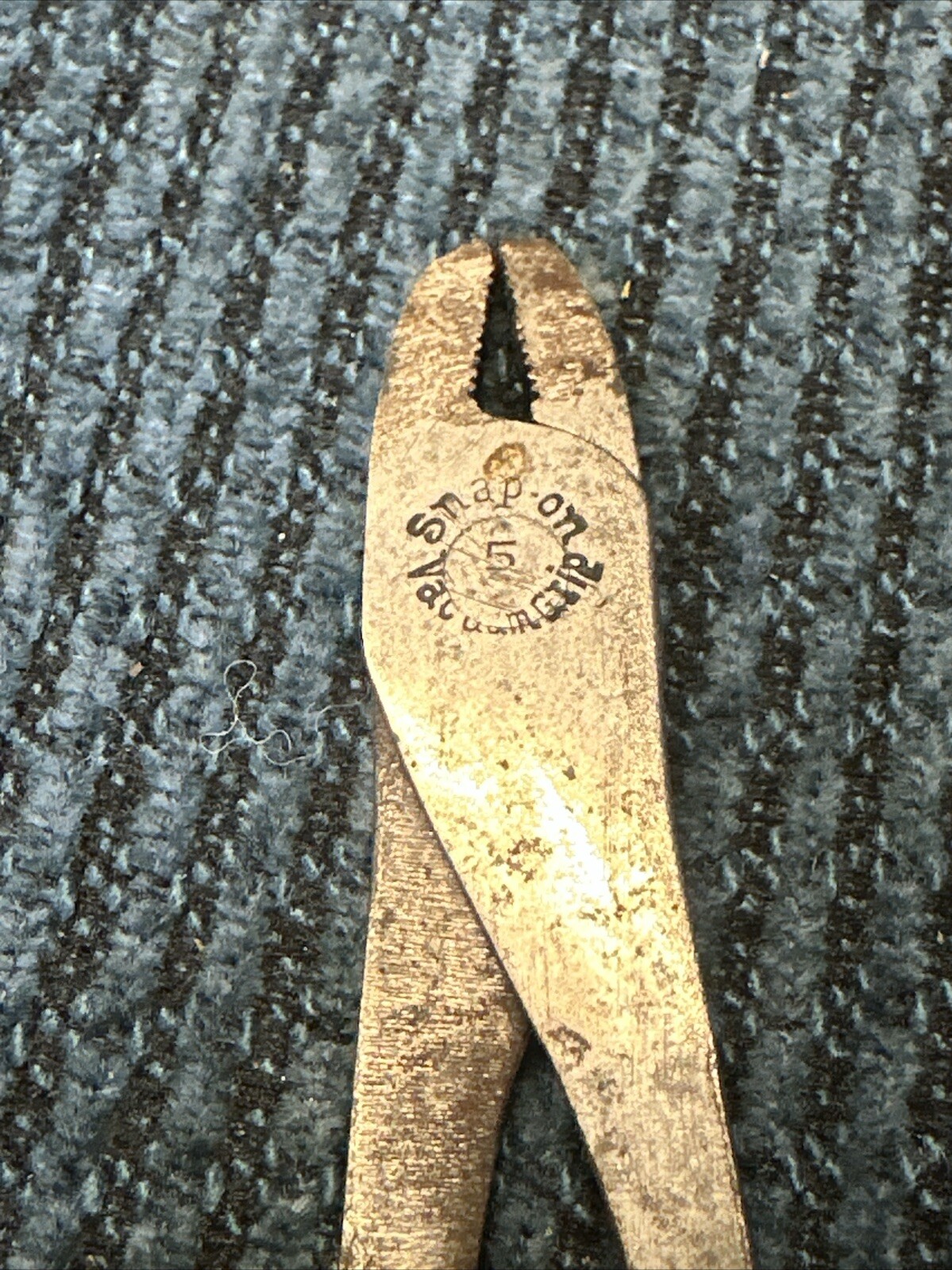 Snap-On No.5, 4-1/2″ Ignition pliers Vacuum Grip Like,1960,USA~(stx)