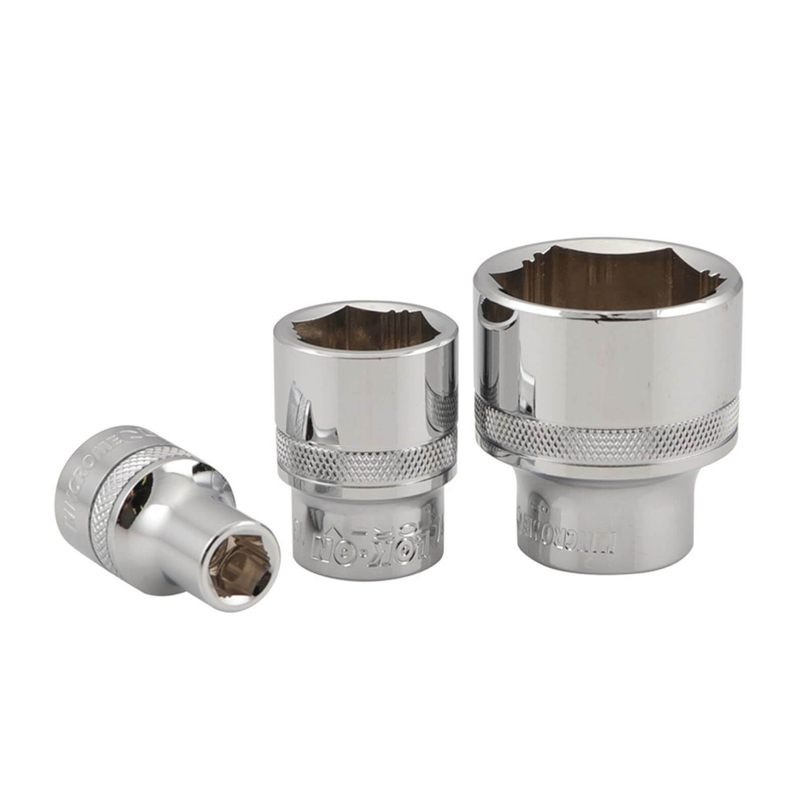 KINCROME LOK-ON 1/2″ Square Drive Metric 6 Points Hex Sockets Size 8mm – 32mm