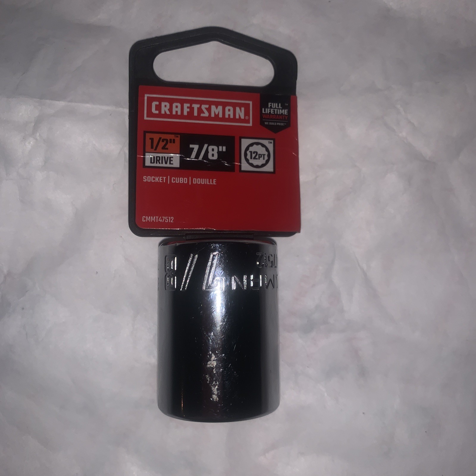 Craftsman Sockets 1/4″ Drive 6pt 11/32” , 1/2” Drive 3/8 “, 1/2” & 7/8 “ 12pt