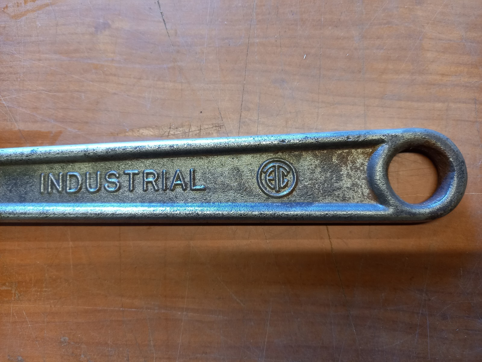 Vintage ETC Industrial 01-225 Adjustable Spanner 12″ Good Cond