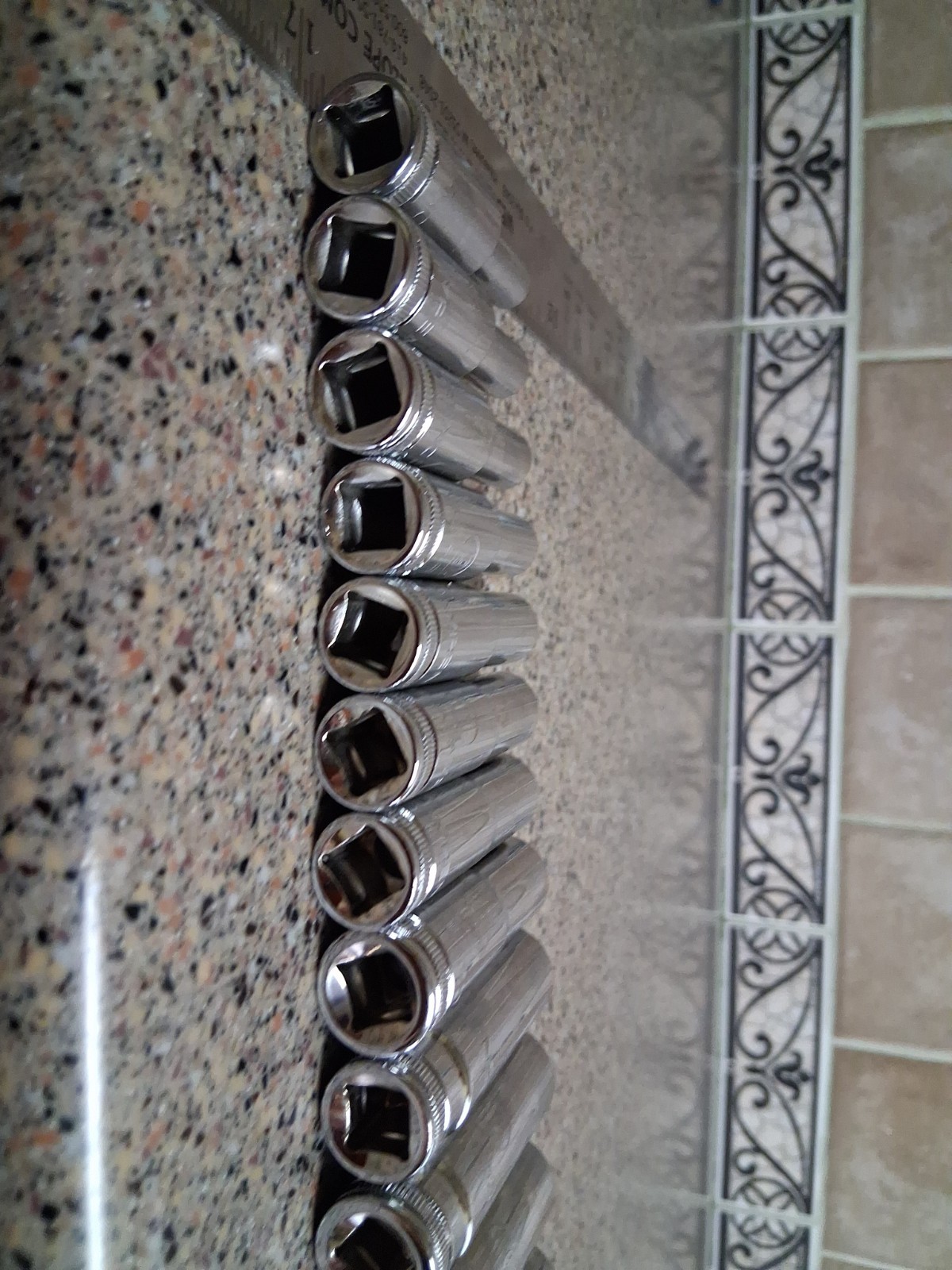 GEARWRENCH 14 Pc. 3/8 Drive 12 Pt. Deep Socket Set, Metric Easy Read
