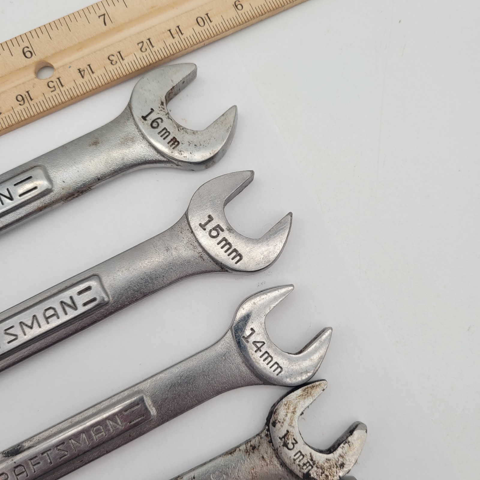CRAFTSMAN USA Metric 12pt Combination 10pc Wrench Set 6mm to 16mm -V^- VV Lot
