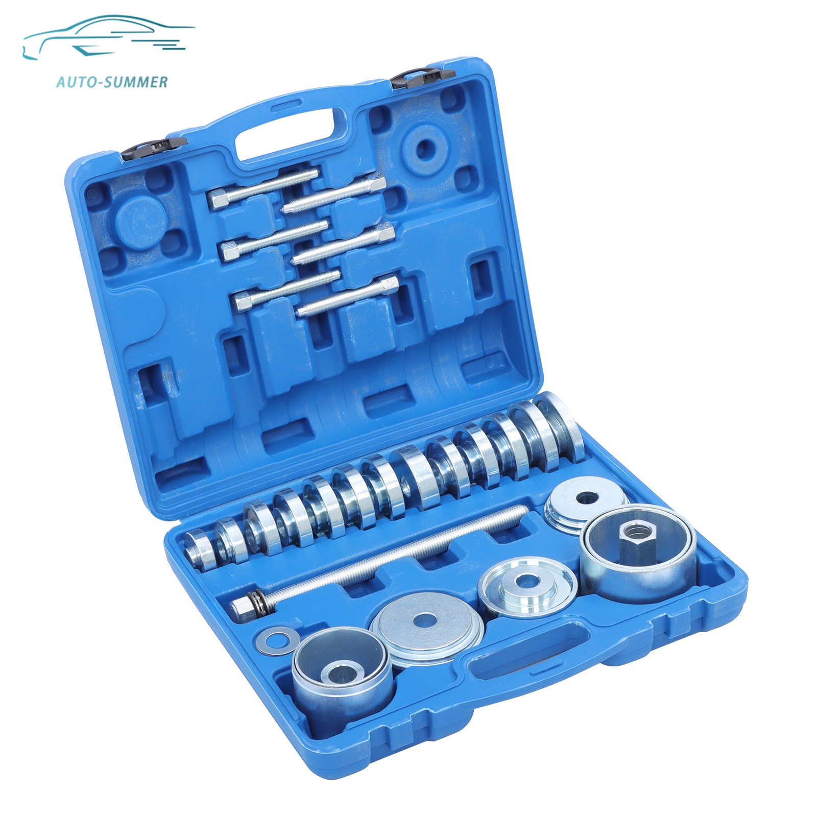 31Pcs Front Wheel Drive Hub Bearing Press Adapter Puller Remover Installer Tool
