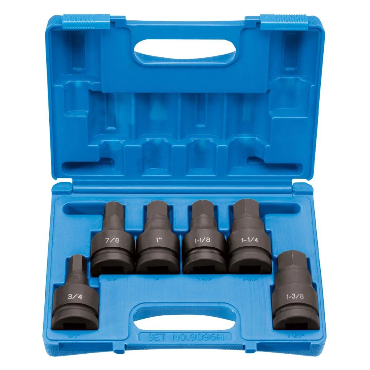 Grey Pneumatic 1″ Drive 6 Piece Hex Driver Set