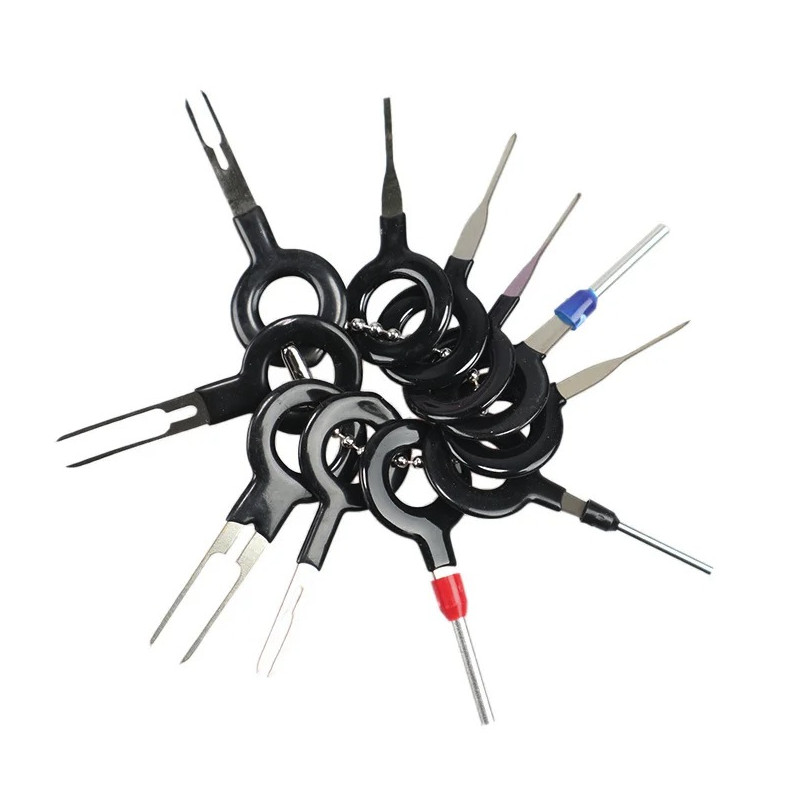11/18/26pcs Car Terminal Removal Tool Set Wiring Pin Extractor Connector Kit