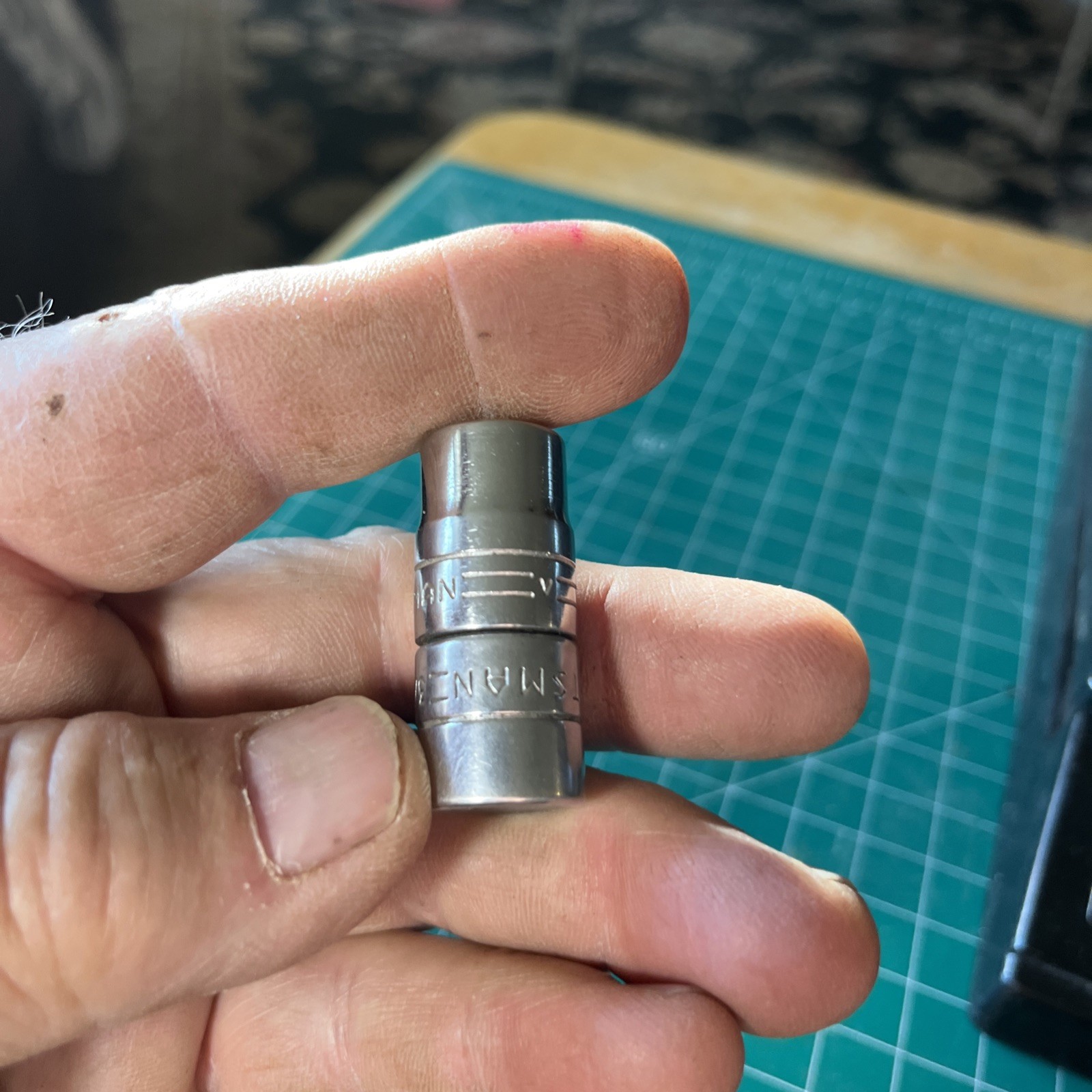 Vintage Craftsman Adapter 3/8″ to 1/4″ Male & 7/16 6 Point V Series Made in USA