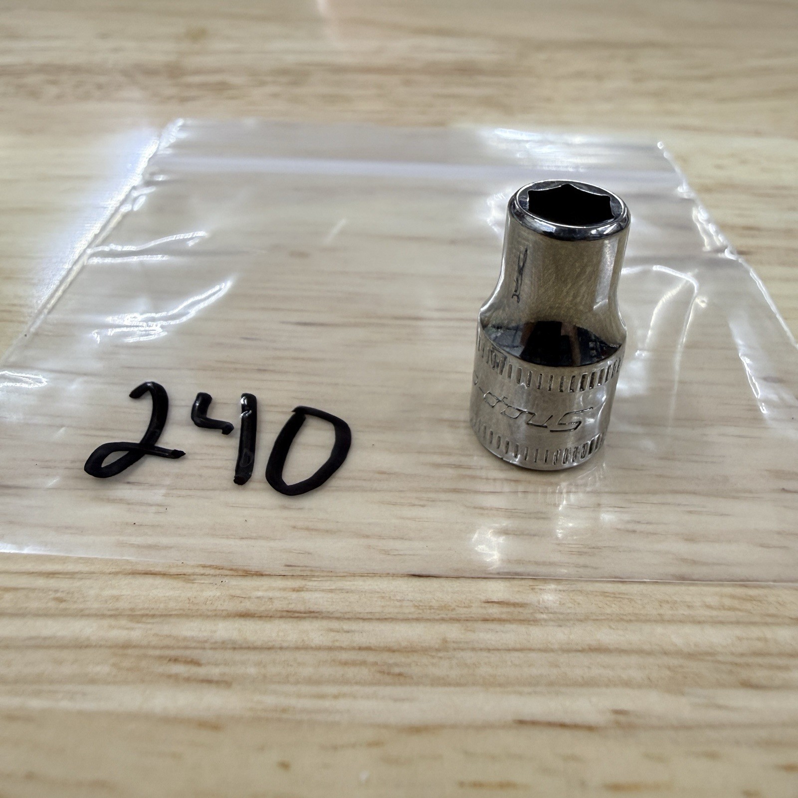 NEW NOS SNAP ON 6mm 1/4″ Drive 6 Point Shallow Chrome Socket TMM6 – Made in USA