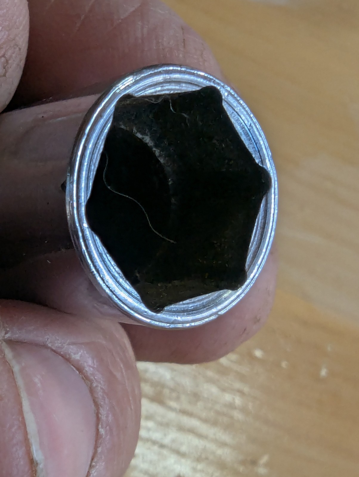 Snap On Tools 7/16″ & 9/16 1/4″ Drive Deepwell Chrome Socket 6 point STM14 STM18