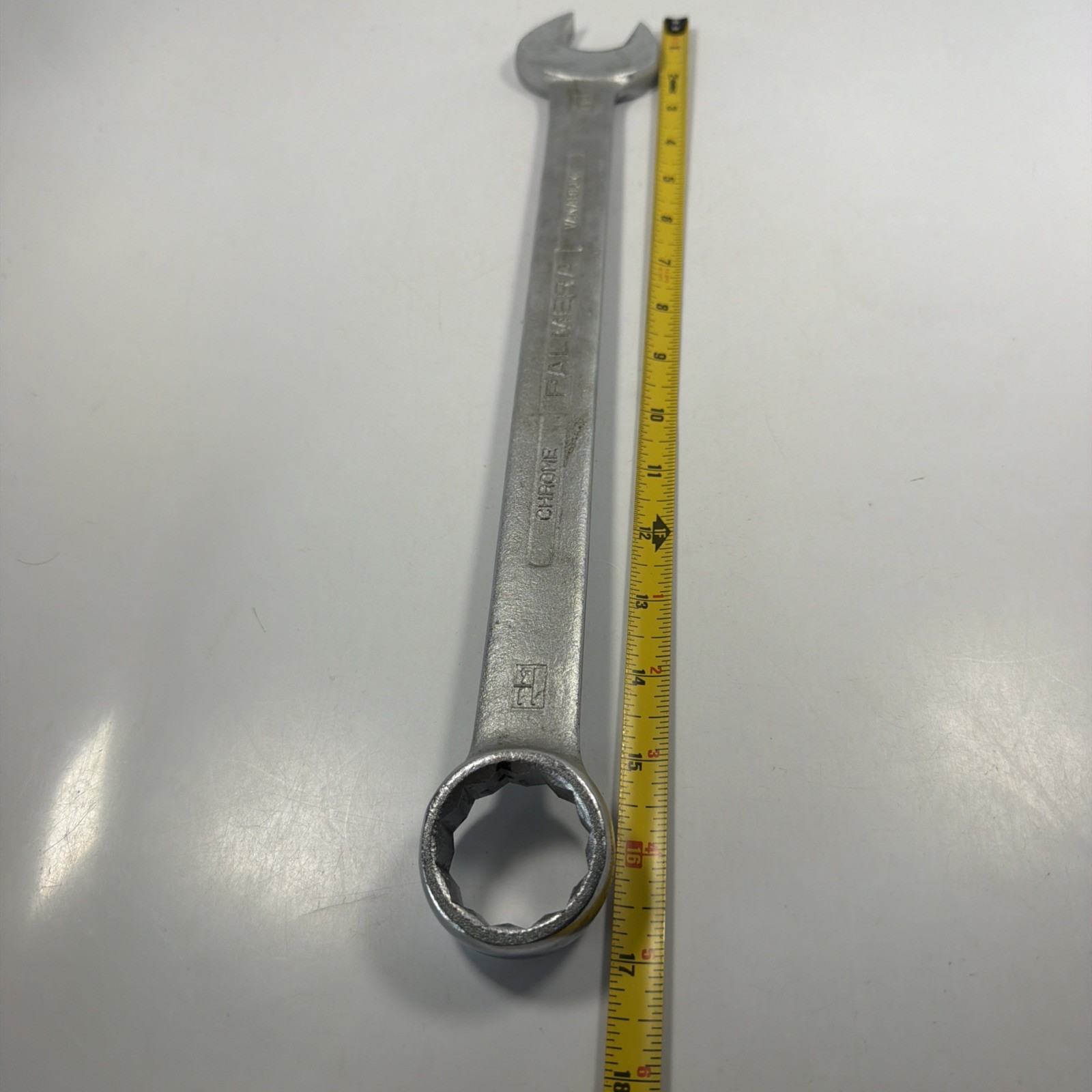 Vintage 1-1/4 No 216 Palmera Truecraft Spain Combination Wrench Alloy 17” Long
