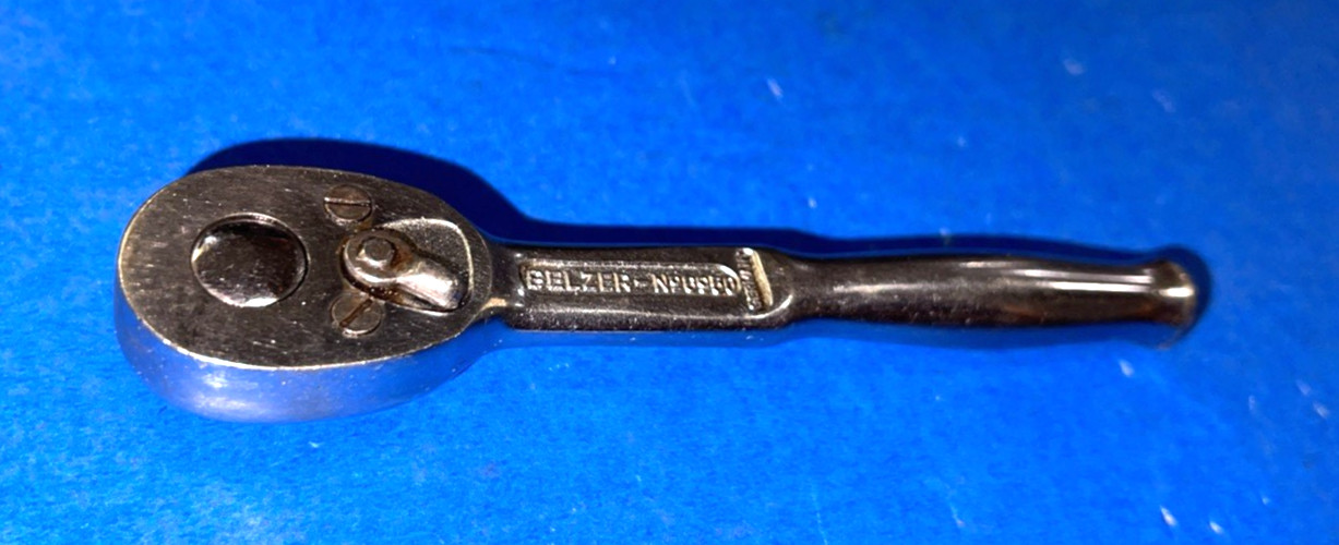 BELZER TOOLS 1/4 DRIVE RATCHET No. 6950 MADE IN GERMANY