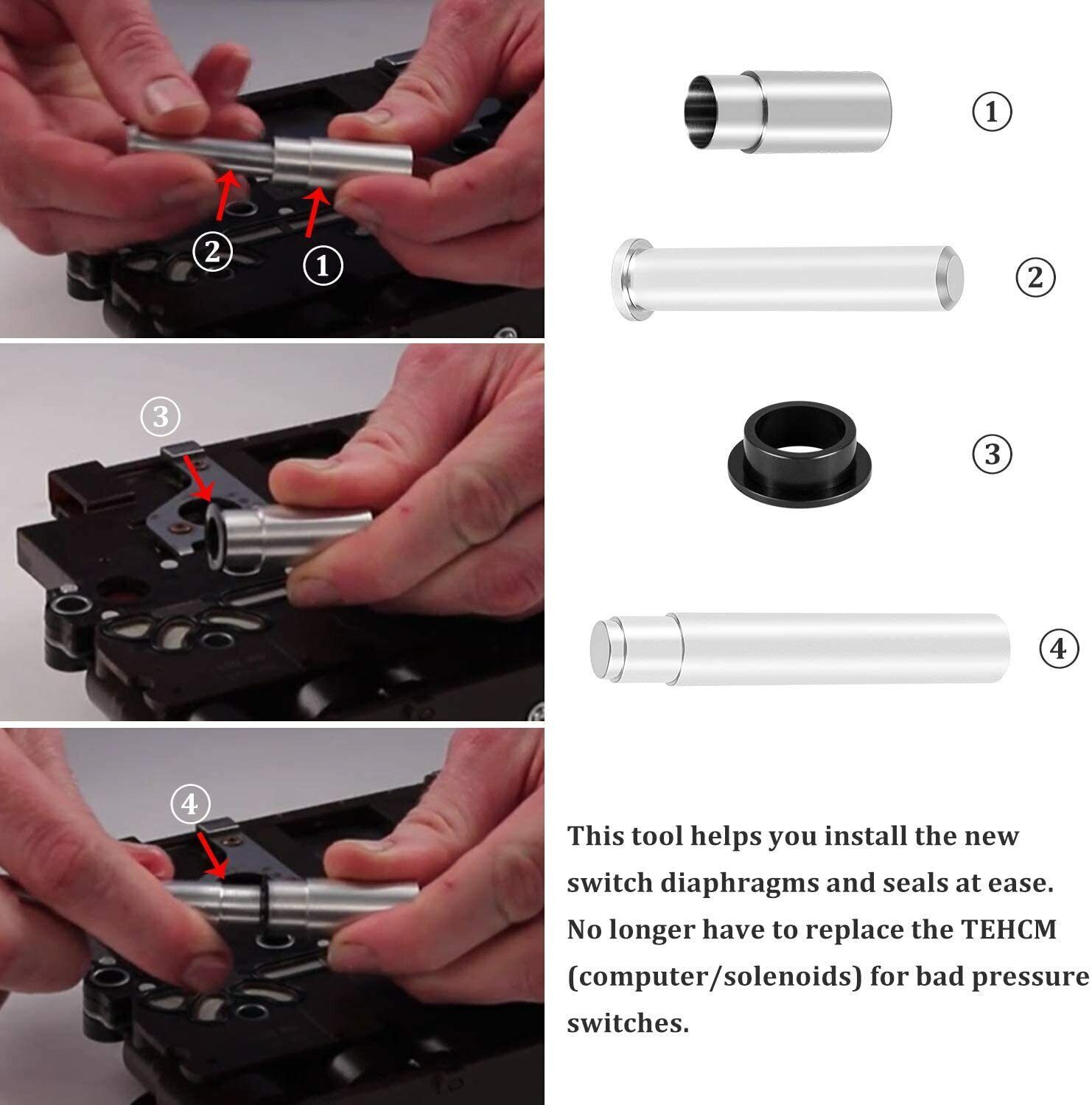 Pressure Switch Installation Tool Kit for GM Transmissions 6T70 6T75 6L80 6T70