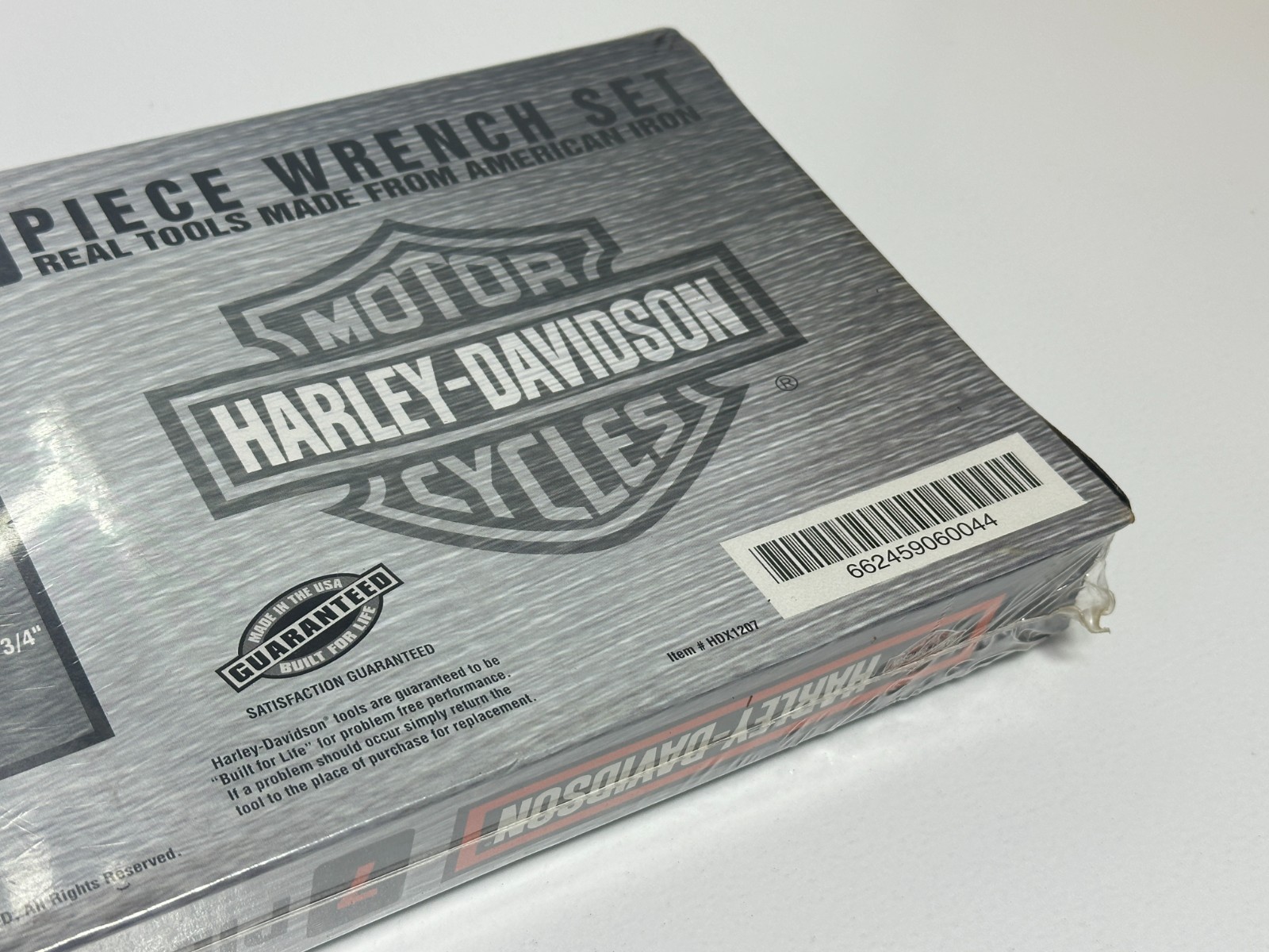 🇺🇸 Harley Davidson HD USA American Iron 7 Piece SAE Full Polish Wrench Set NEW