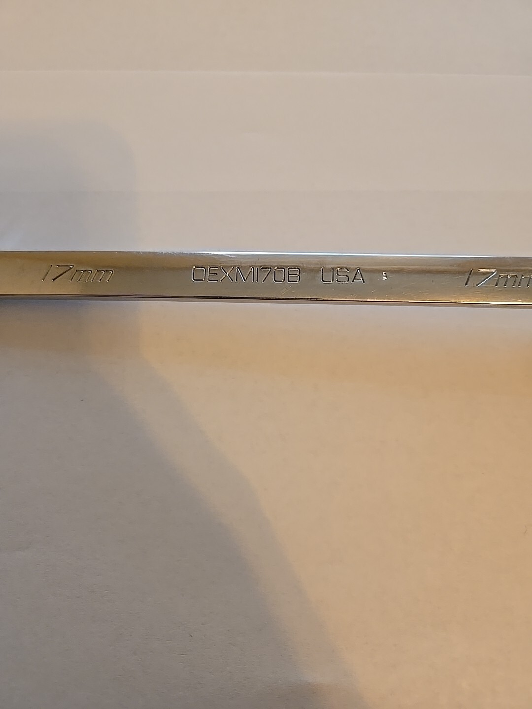 Snap On 17MM 12PT Chrome Combination Wrench OEXM170B