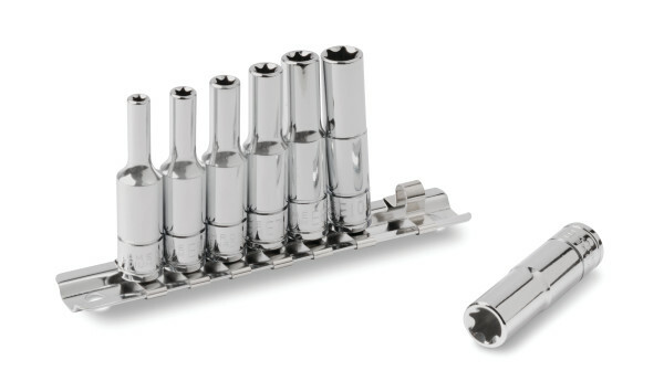 Titan 66320 7pc 1/4″ Dr. External Star Deep Socket Set