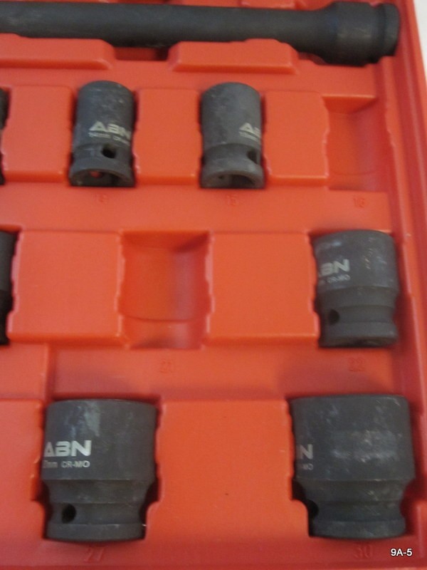 ABN 7271 Metric Impact Socket Set 23-Piece 1/2″ Drive