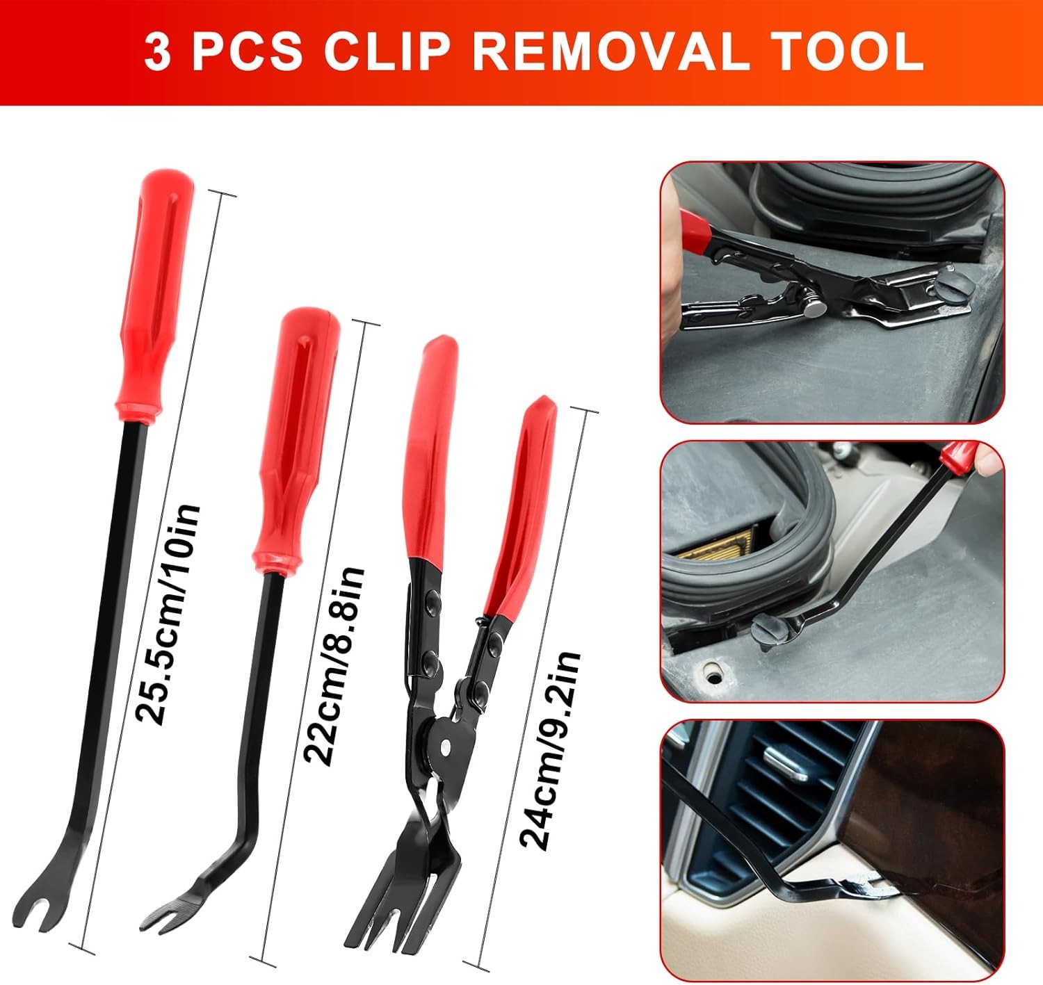 13 Pcs Precision Pick and Hook Tool Set with Clip Removal Plier Rivets Puller