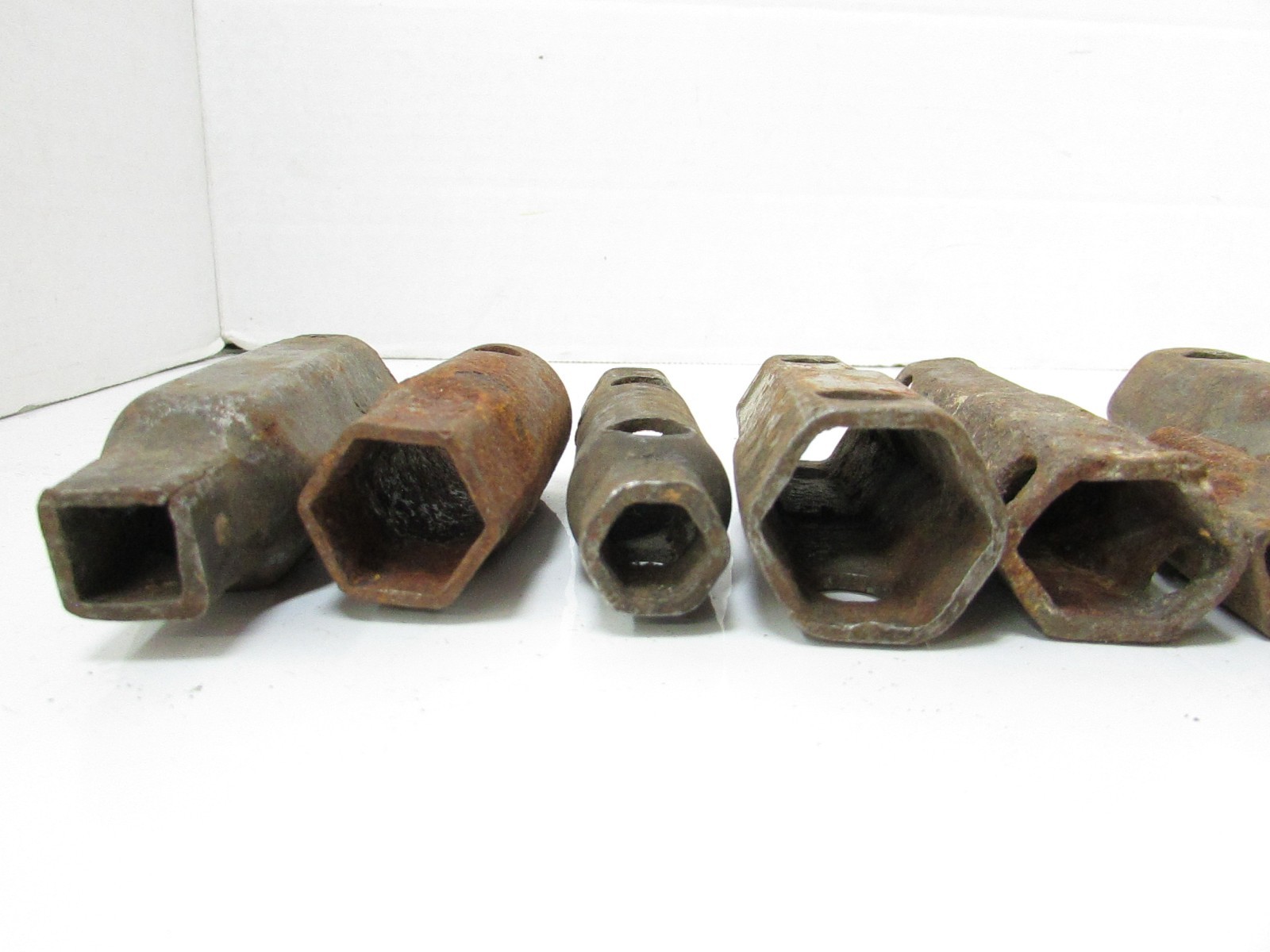 Vintage 11 Pieces Double End Tubular Sockets and Attachments Various Sizes
