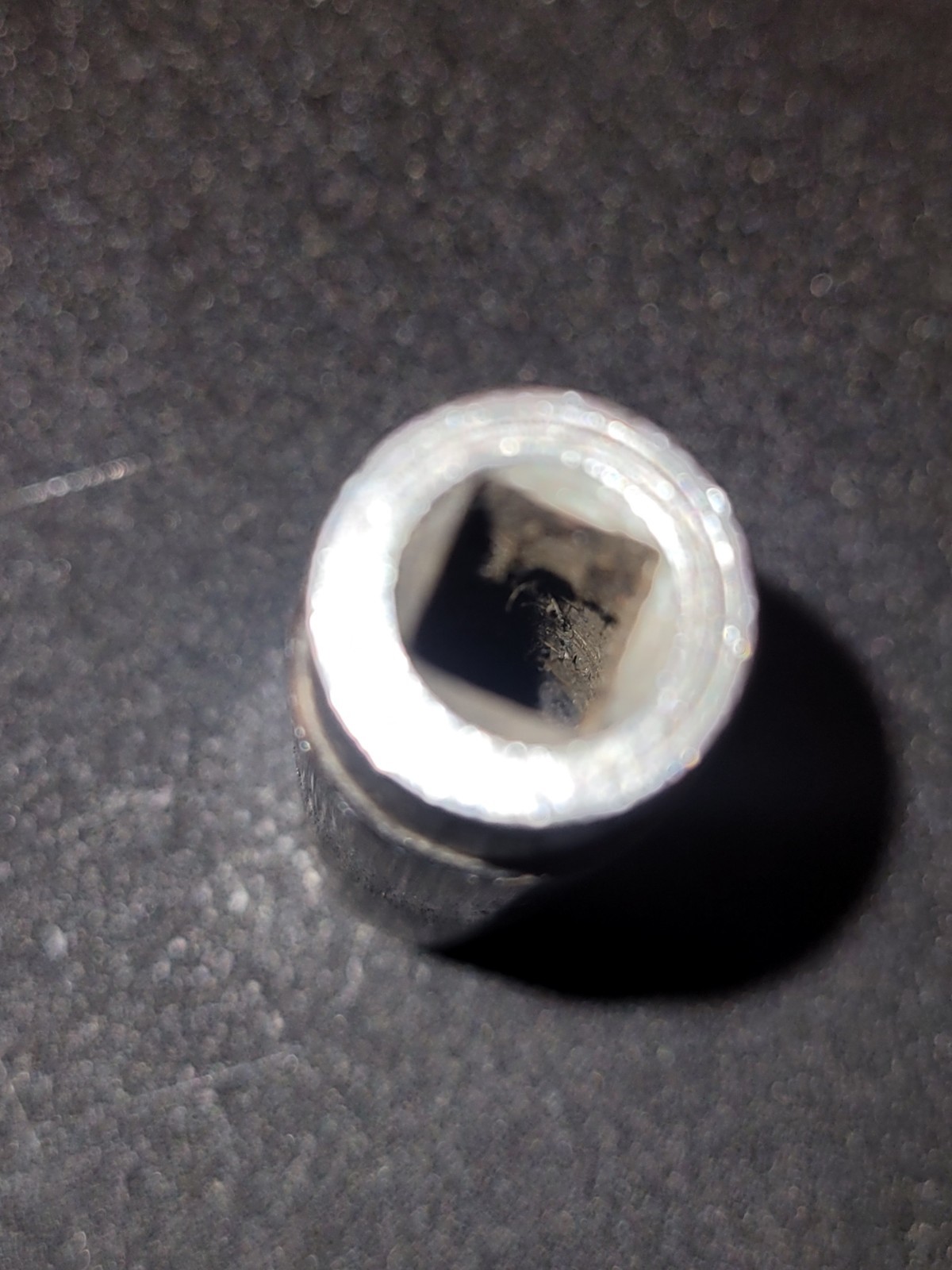 Snap On USA 7/16″ 6 Point 1/4″ Drive Deep Polished Chrome Socket STM14