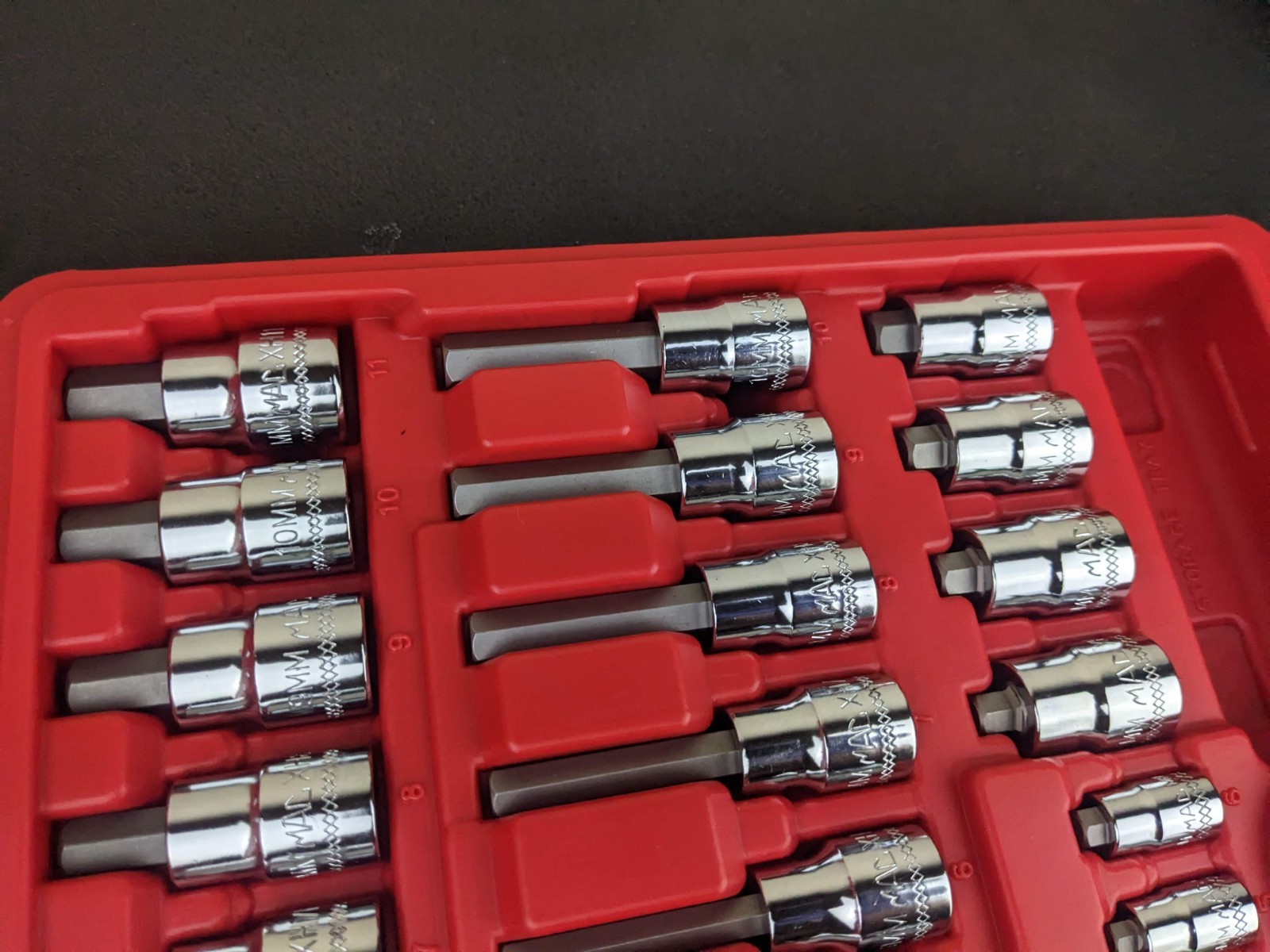 #bo766 Mac Tools SXH60B 60 PC. 3/8″ Master Hex Driver Socket Set EXCELLENT