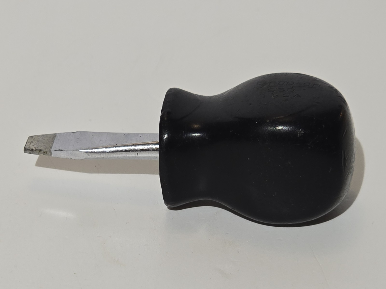 🇺🇸 🪛 Snap-On Tools USA SSD1 1/4 Blade 1-1/2 inch Shank Stubby Screwdriver