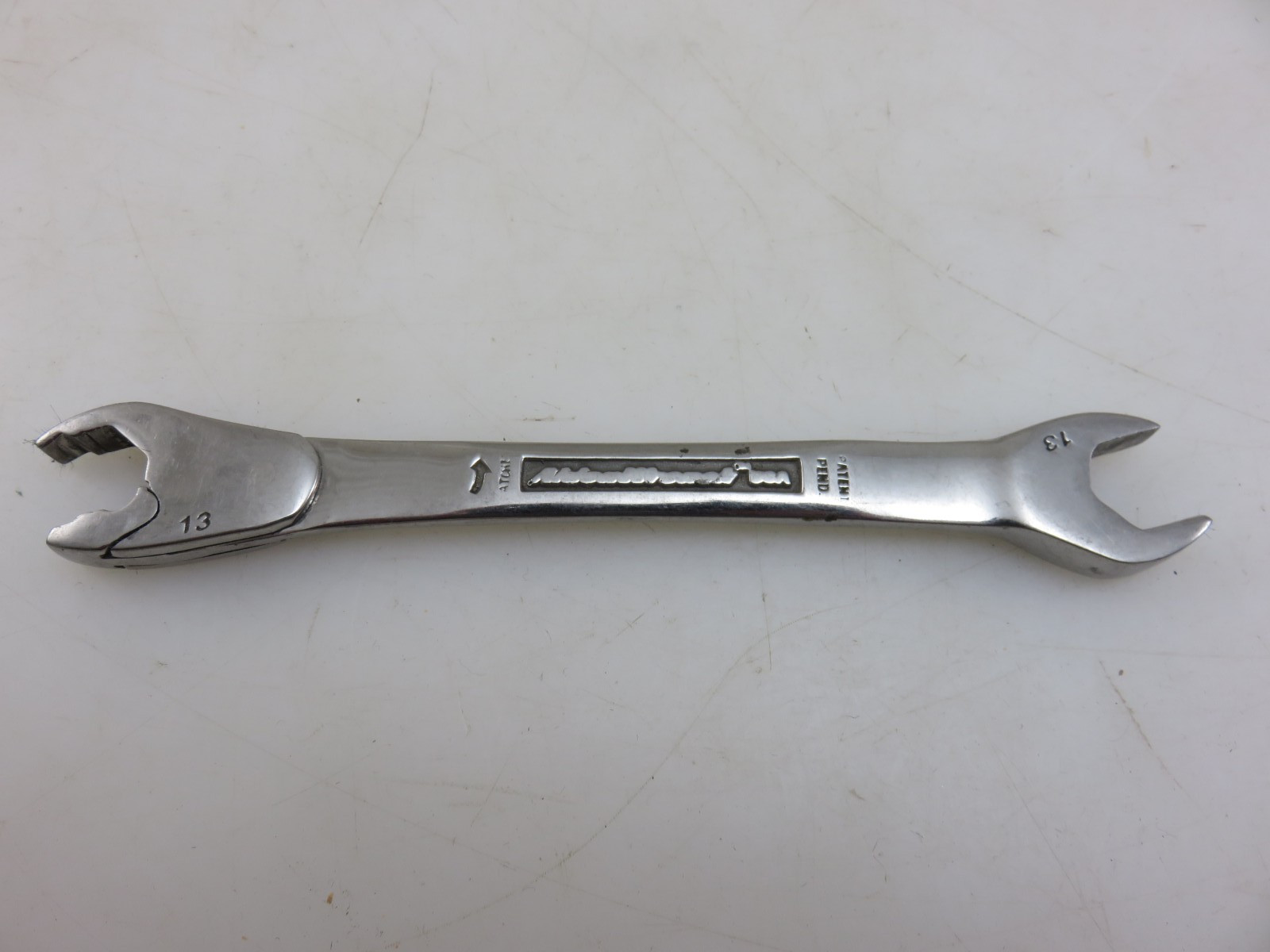 Alden Wrench METRIC Open End Ratcheting & Fixed Wrench 13mm x 13mm Made In USA