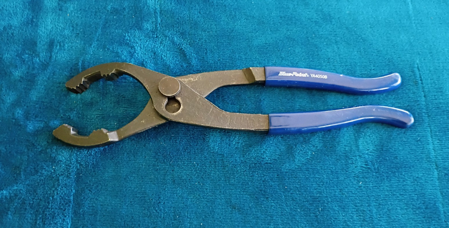 Blue Point USA Adjustable Slip Joint Oil Filter Pliers, 2.25″-4” YA4050B.