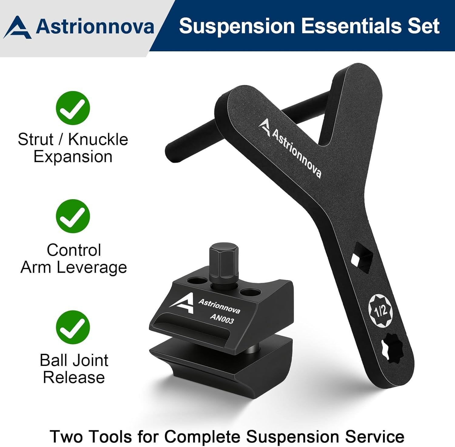 Heavy-Duty Suspension Tool Set – Strut Spreader & Ball Joint Removal Tools