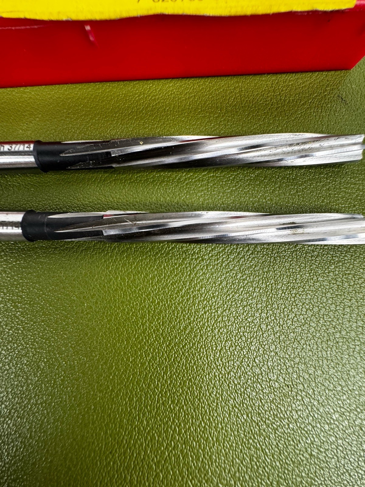 lot of 2 Dormer Hand Reamer Spiral Flutes 06 H7 HSS RPH 37/14