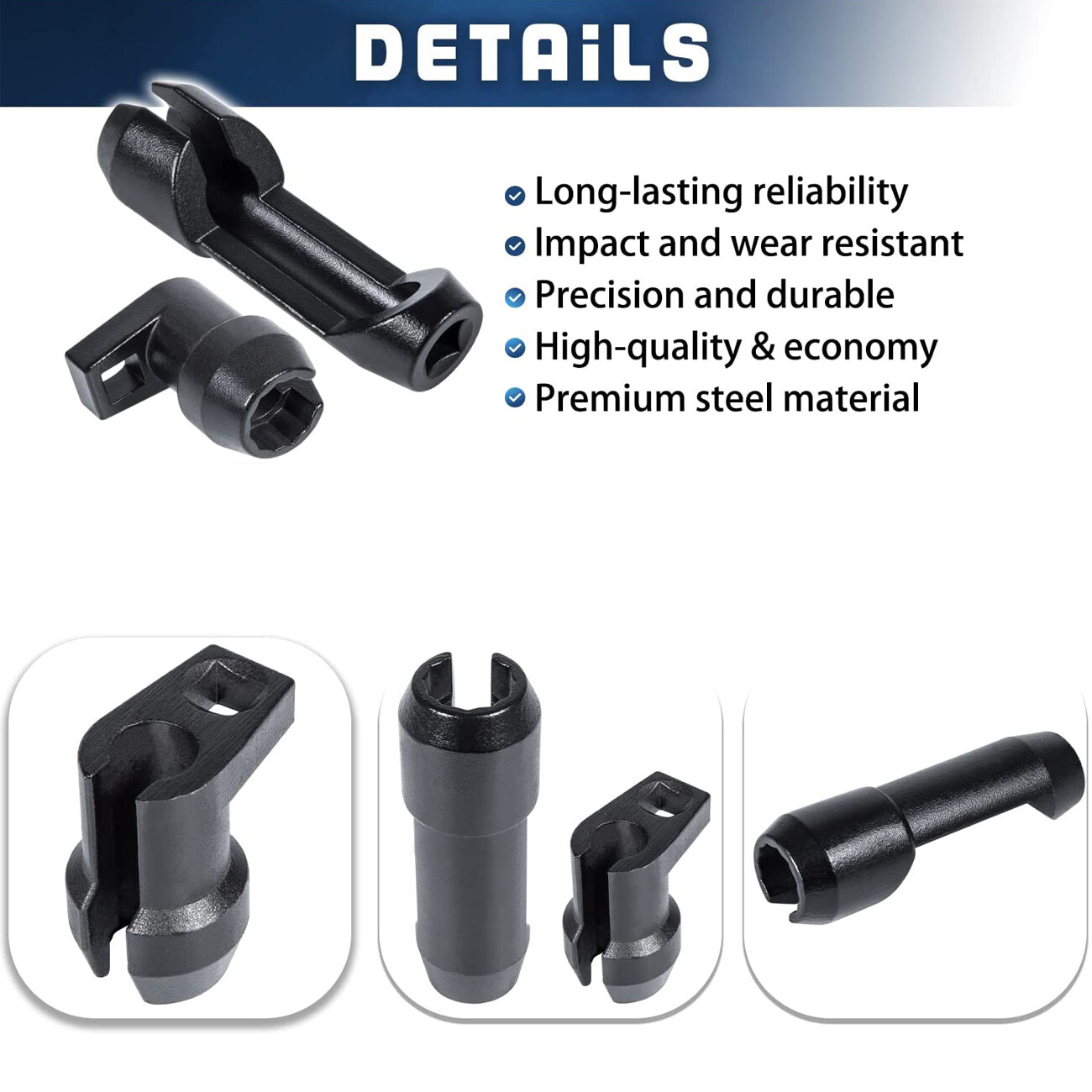 for Ford 6.7L Fuel Injector Socket 17mm 12 point Injector Line Removal Tool