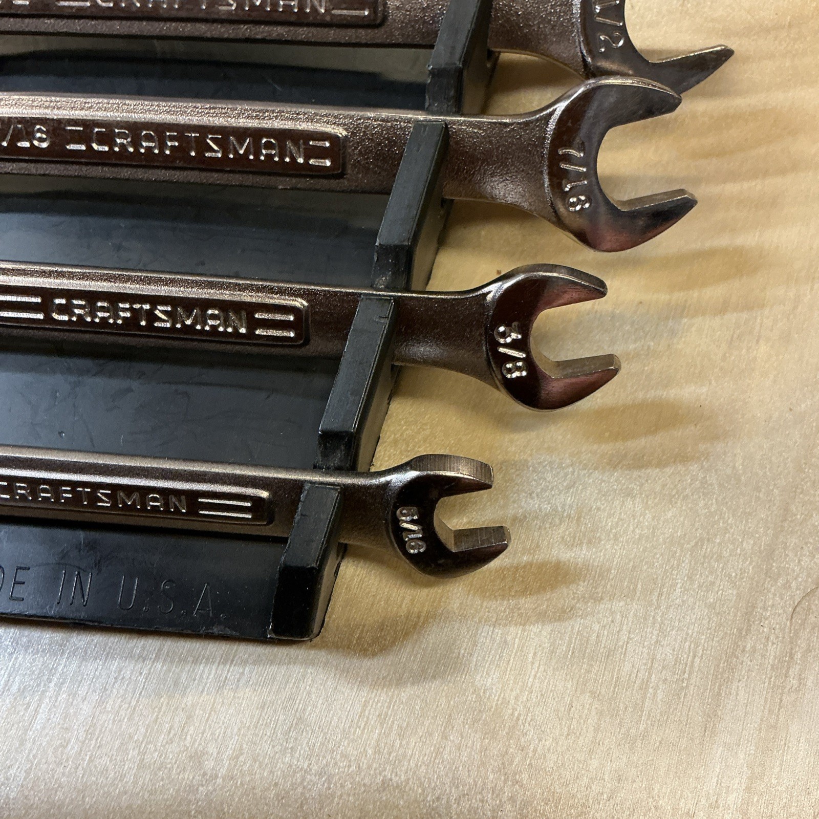 Craftsman USA 9 Pc 5/16”~3/4”Combination12 Pt Wrench Set VA SERIES FREE SHIPPING