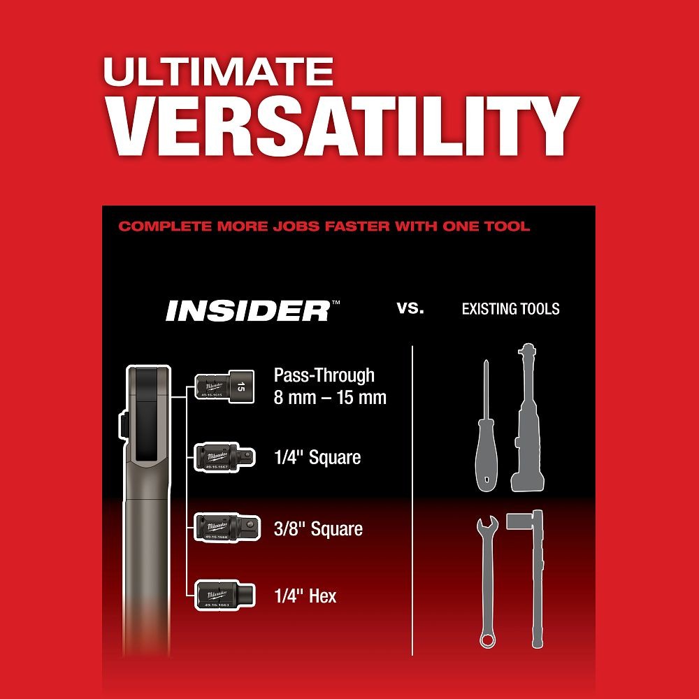 Milwaukee INSIDER Sockets Every Size Available Individual or Kit