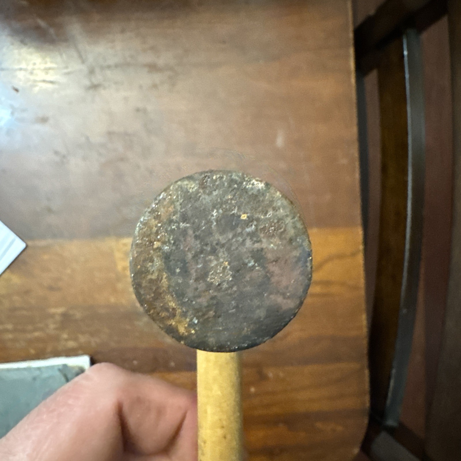 Vintage Body Hammer—12” Total Length, 4” Head